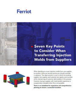 Mastering the Shift: 7 Key Points for Smooth Injection Molding Supplier Transitions